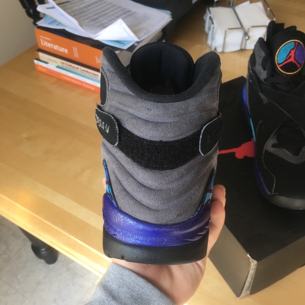 Jordan 8 Aqua Size 9